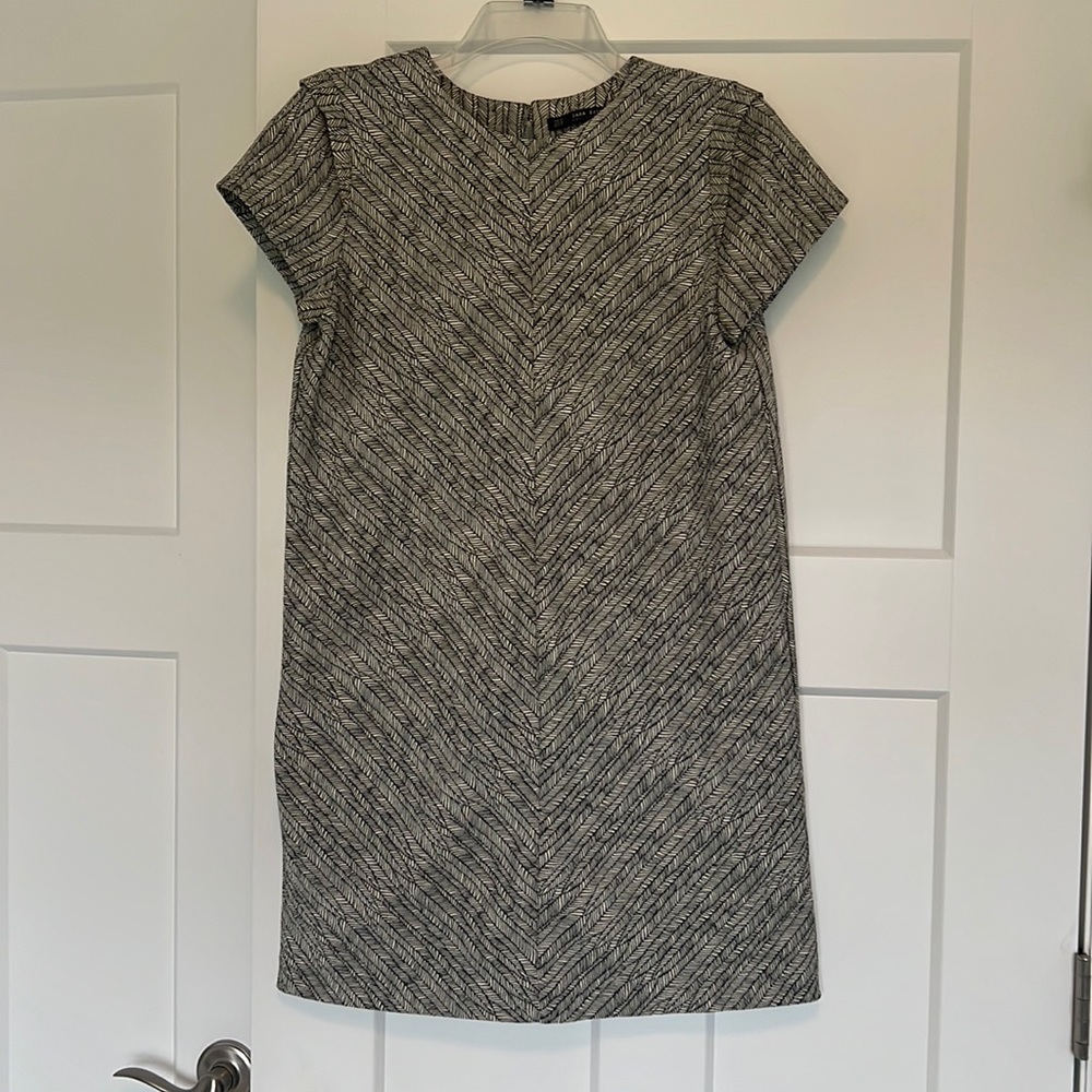 Zara mini mod print dress